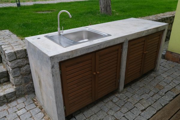 Exterior Cabinet Installation in Mansfield