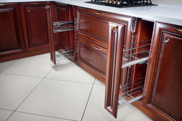 Cherry Cabinet Refacing in Mansfield